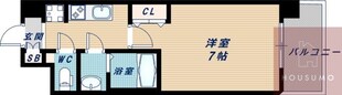 プレサンス江坂クォーレの物件間取画像